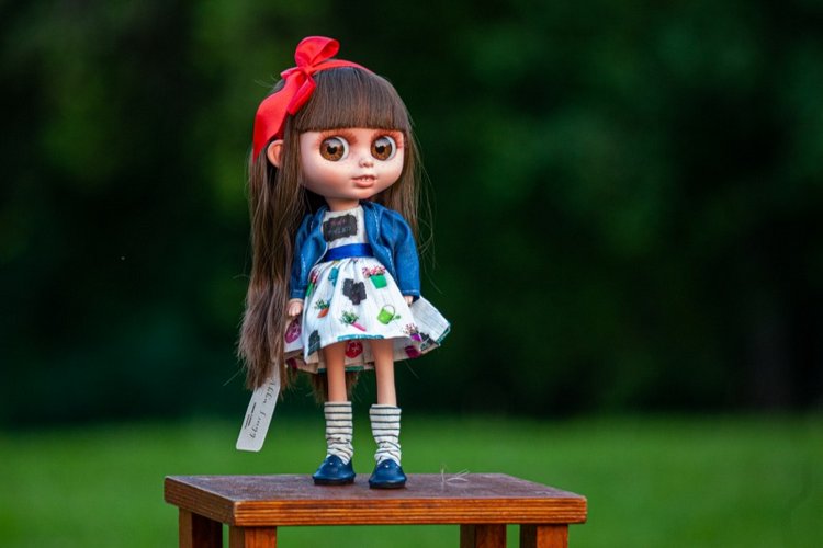 В гостях у STEPHA dolls! Biggers, Миниамигес, Вестида де Азул