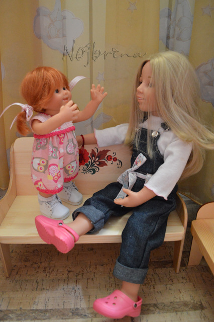 Мебель для кукол Хохлома. Вихтели Rosemarie Anna Muller