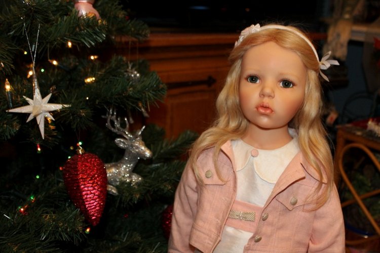 Новогодняя елка с моими куклами от Hildegard Gunzel (фото 4)