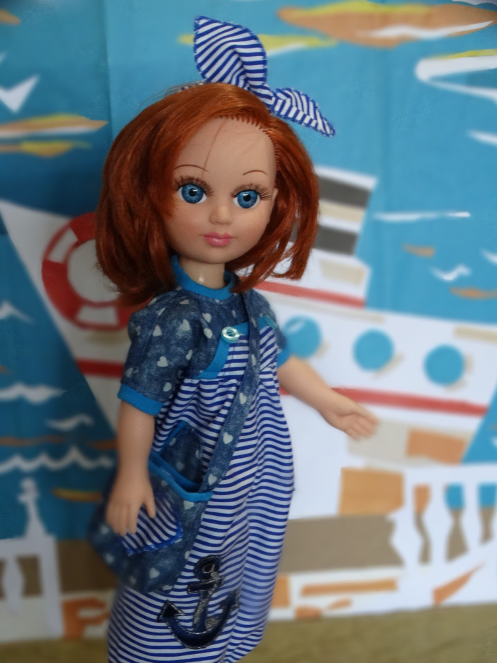 Комбезик в морском стиле. Анастасия от фабрики "Весна" (фото 5)