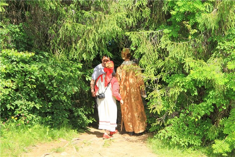 "Троицкие гуляния" в Василёво, 2018 год, продолжение. Архитектурно-этнографический музей под открытым небом. Василёво