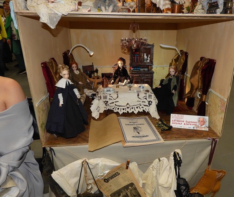 XV Международный осенний салон авторских кукол на Тишинке с 4 по 6 октября 2019 года в Москве - часть 2