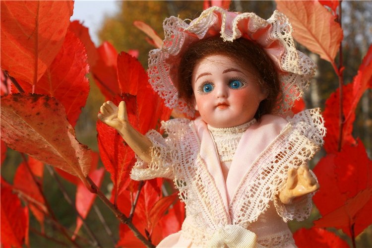 Кейт - Девочка Осень — Антикварные куклы Armand Marseille (AM): молд 390