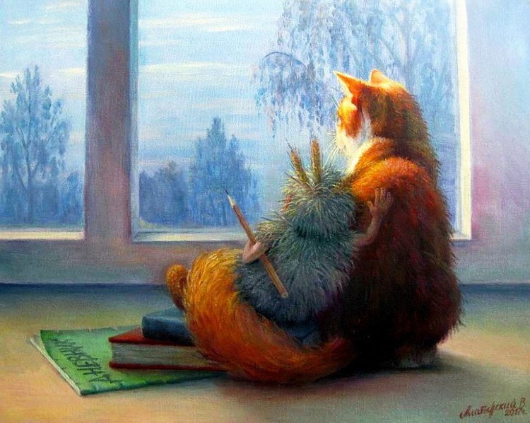 Приключения домовёнка и рыжего кота