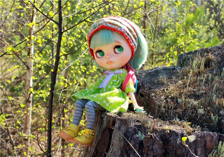 Долгая дорога к Волге. Custom Blythe Doll UFO Go Go Takara (фото 6)