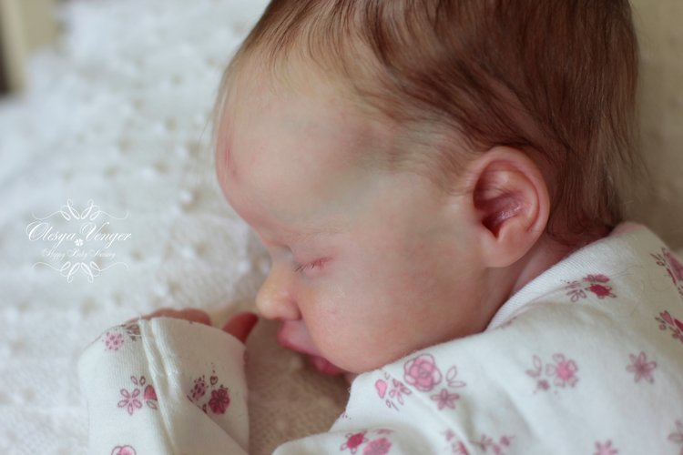 Моя крохотуля Инди. Кукла реборн Олеси Венгер