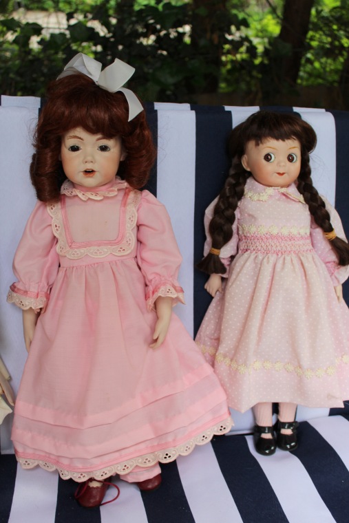 Большая коллекция Винтажных реплик с антикварных кукол