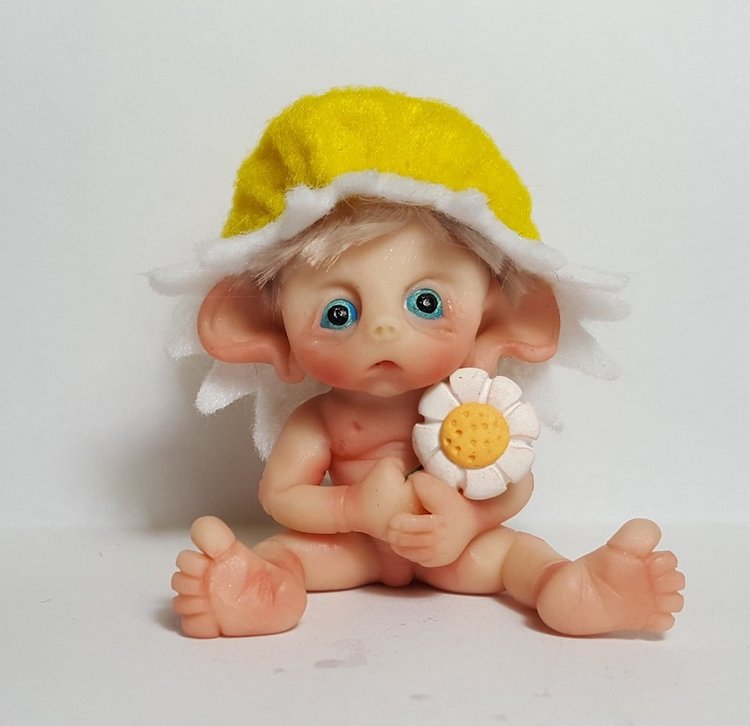 Авторские малыши из полимерной глины: Gail's Fantasy Baby Miniatures (фото 2)