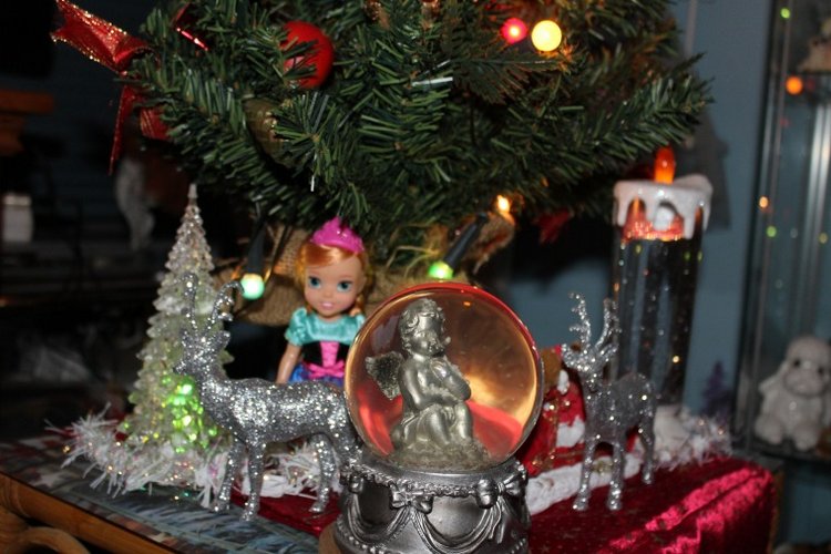 Новогодняя елка с моими куклами от Hildegard Gunzel