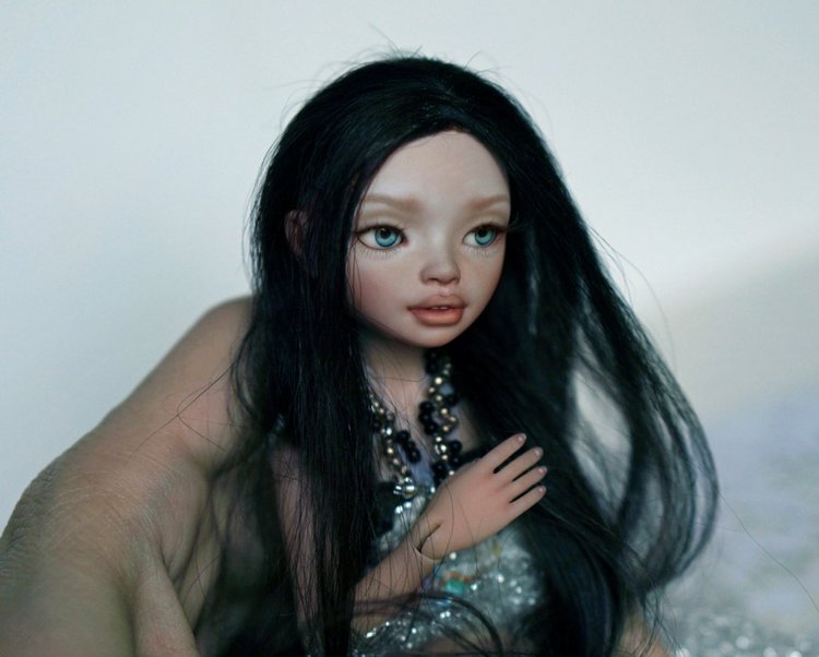 Шарнирная авторская кукла "Mery" (20см), от KKeRRin-Dolls (фото 9)