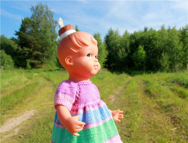 Встреча с бабочкой — Винтажные куклы ГДР (Немки): Бигги