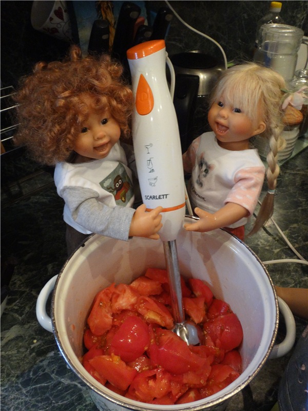 Как мы делали лечо или куклы на кухне (фото 10)