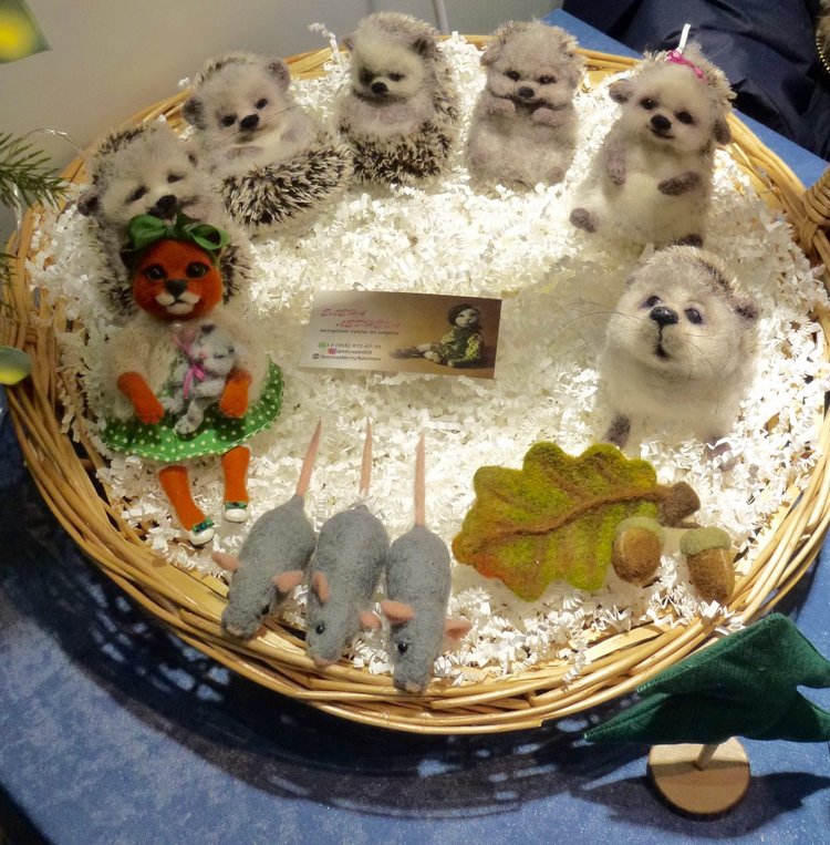 X Юбилейная выставка - Искусство Куклы (Гостиный Двор - 2019) - ЁЖИКИ и СОВУШКИ