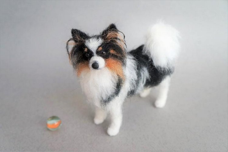 JanetsNeedleFelting - Авторские войлочные скульптуры домашних животных (фото 8)