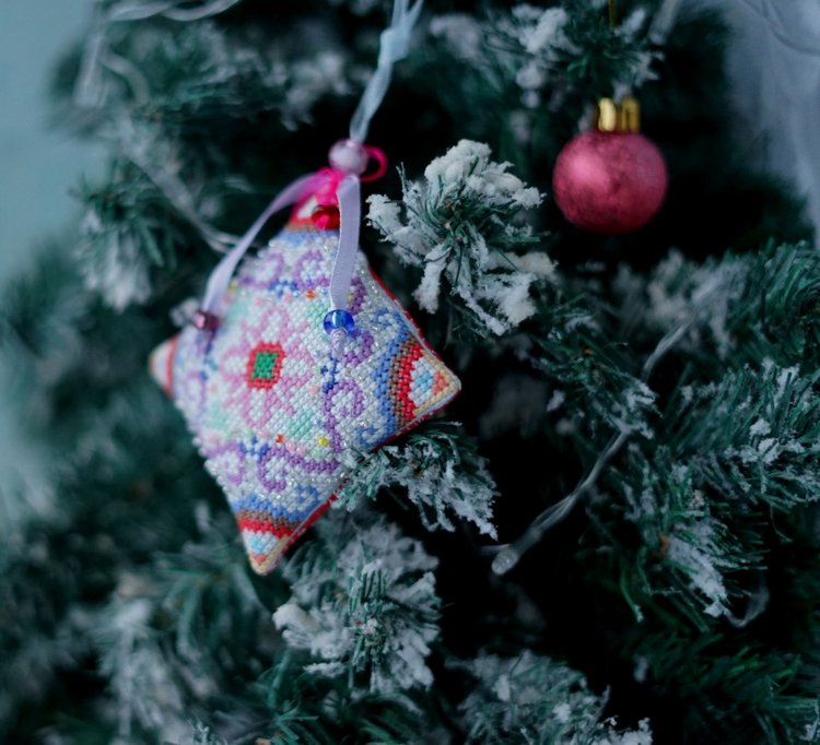 Новый год и вышивка — Вышивка крестиком (фото 3)