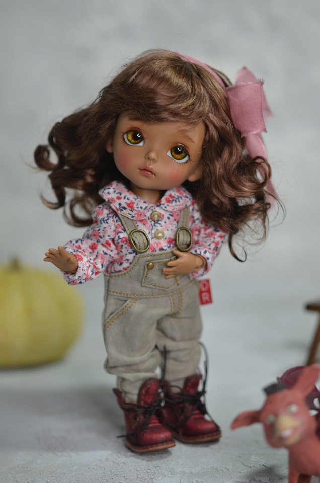 Девочка, тыква и дракон — Куклы Latidoll (Лати): BJD (БЖД)