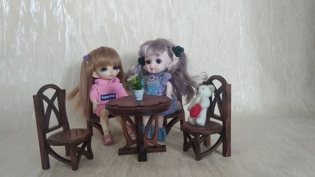 Столовый набор для кукол БЖД и не только ( ростом до 16 см) (фото 5)