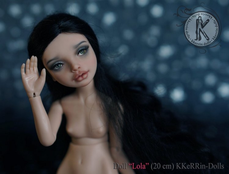Шарнирная авторская кукла "Лола" (20см), от KKeRRin-Dolls (фото 6)