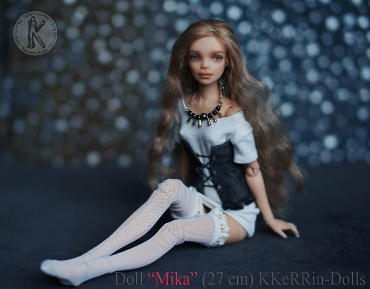 Шарнирная авторская кукла "Мика" (27см) от KKeRRin-Dolls, 2 часть (фото 8)