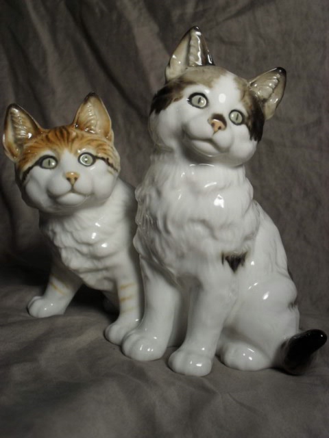 Мой кошачий мир — Фарфоровые статуэтки и фигурки: винтаж (фото 9)