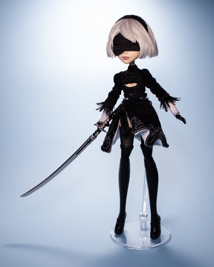 OOAK YoRHa No.2 Type B или 2B из NieR: Automata (фото 6)