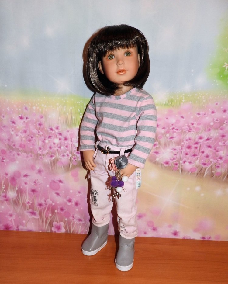 Зимняя куколка Nadin Kidz'n'Cats. ООАК (фото 5)