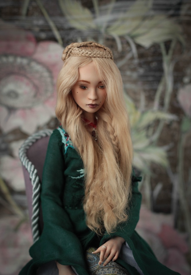 Серсея. Фарфоровая шарнирная кукла (фото 6)