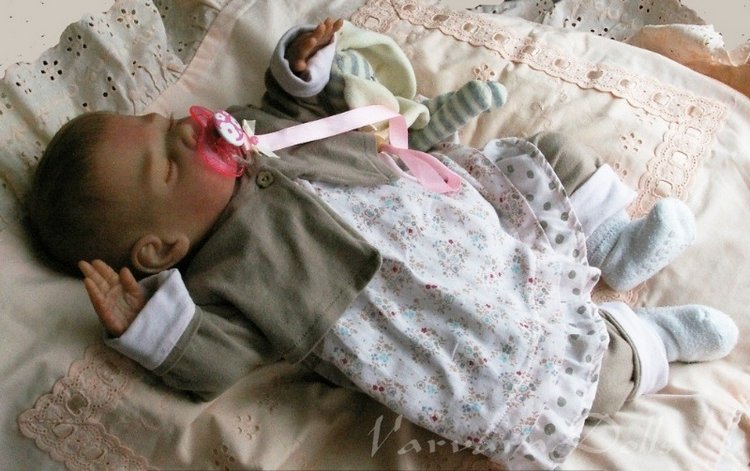 Прошивка волосиков — Куклы Реборн (Reborn): работы мастеров (фото 5)