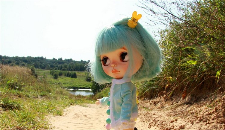Инопланетянка Нийя. Custom Blythe Doll UFO Go Go Takara