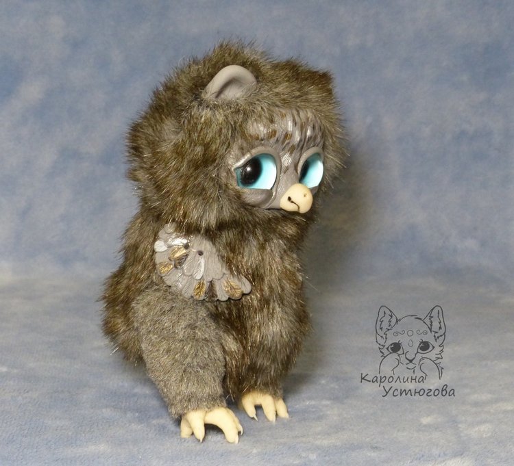 Парочка серых счастливых сов (фото 5)