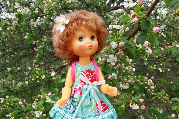 Женя-путешественница — Советские винтажные куклы (СССР): Ленигрушка