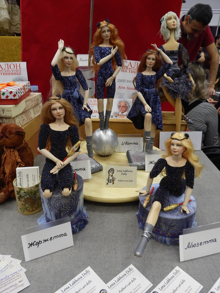 XV Международный осенний салон авторских кукол на Тишинке с 4 по 6 октября 2019 года в Москве - часть 2