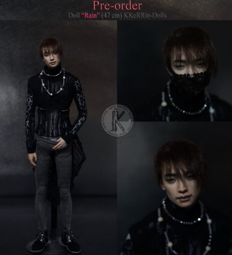 Авторская шарнирная кукла «Рейн», 47 см