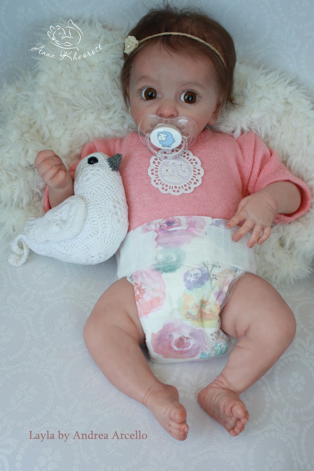 Кукла реборн из молда Layla (Лэйла) (фото 3)