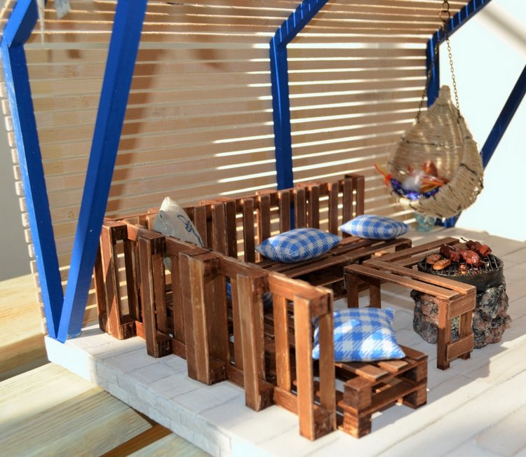 Беседка BBG (масштаб 1:12)