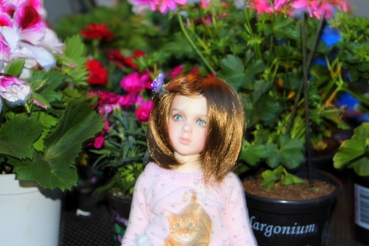 Вечерний сад. Розочка в пижамке (фото 9)