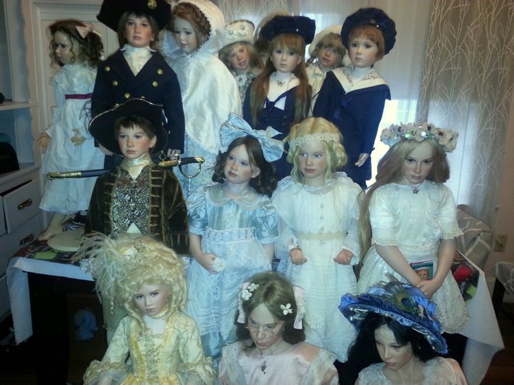 История о том, как я поставила кукол в витрину. Проект "За стеклом" (фото 2)