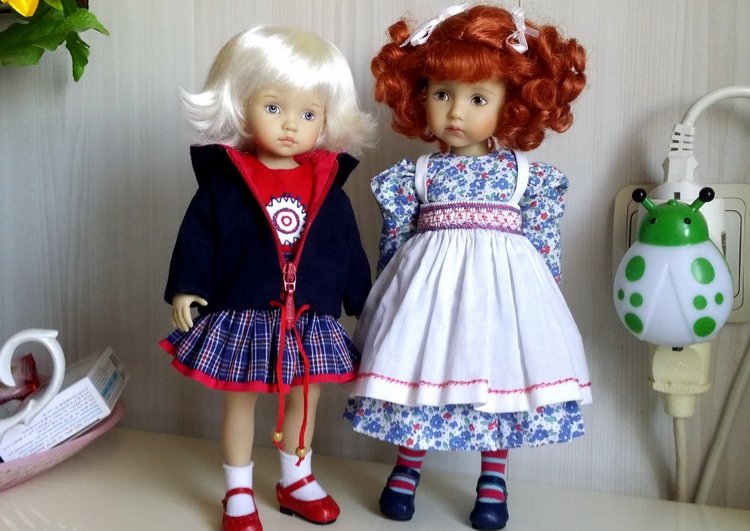 Ура! Сестрёнка приехала! Куколки от Dianna Effner Boneka