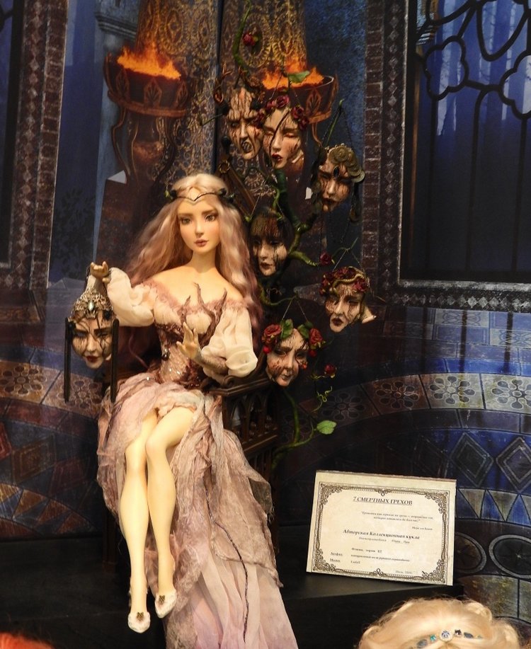 XV Международный осенний салон авторских кукол на Тишинке с 4 по 6 октября 2019 года в Москве - часть 2