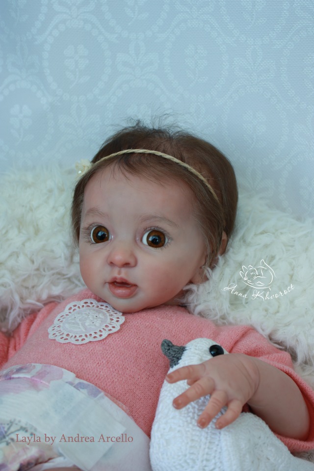 Кукла реборн из молда Layla (Лэйла) (фото 8)