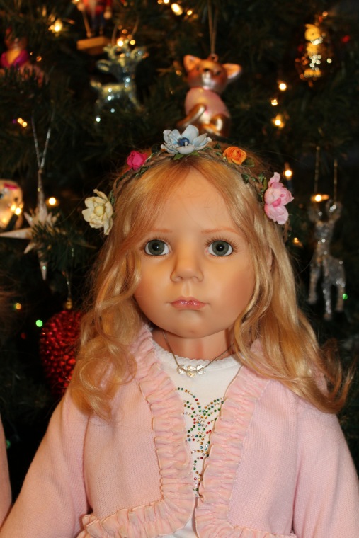 Новогодняя елка с моими куклами от Hildegard Gunzel