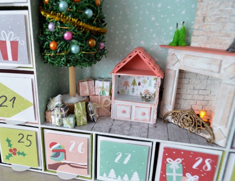 2 адвент календаря с миниатюрой для брата и сестры