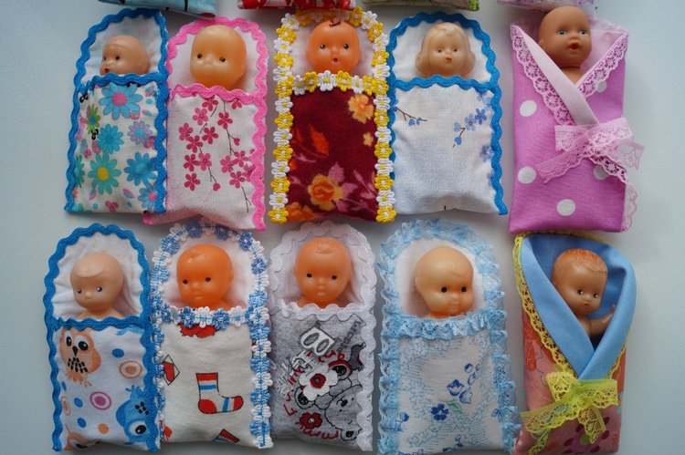 Как в детстве - пупсяшки-пеленашки (фото 10)