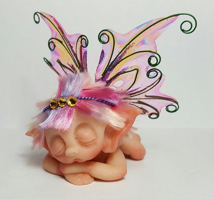 Авторские малыши из полимерной глины: Gail's Fantasy Baby Miniatures