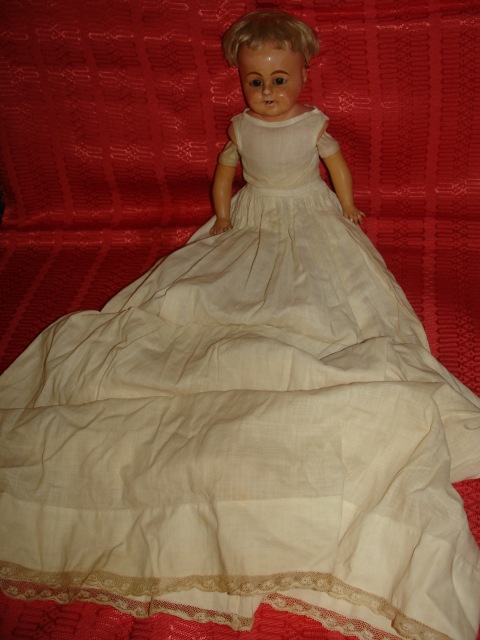 Моя коллекция. Антикварные младенцы. Малыш в длинном платье (фото 4)