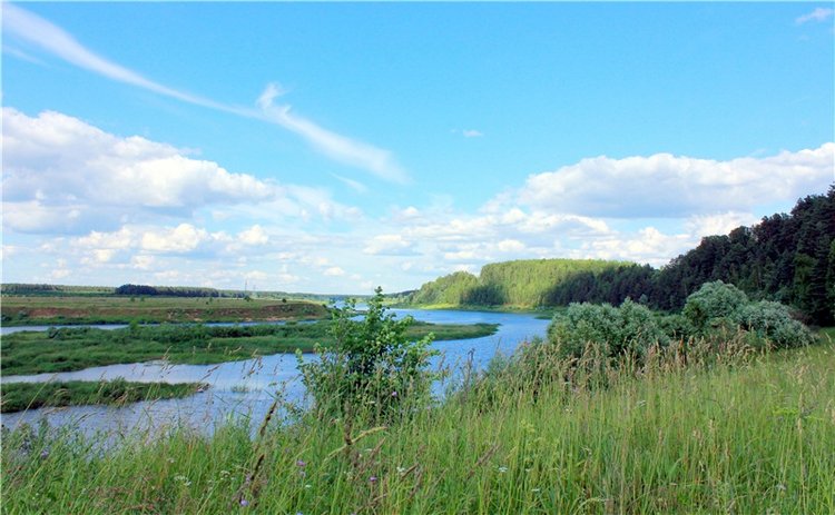 Путешествие Эли на красивый берег реки Волги