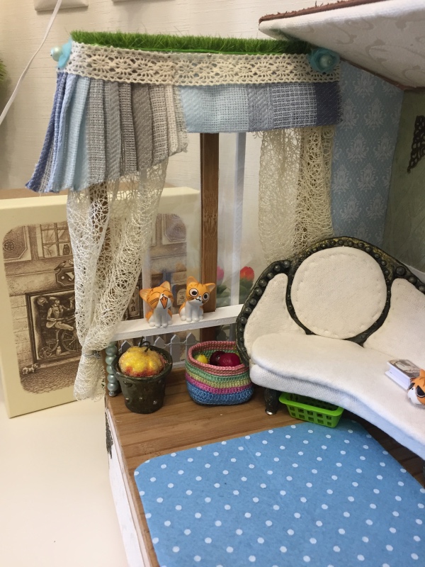 Дом швеи-вязальщицы — Румбоксы и кукольные интерьеры: фото