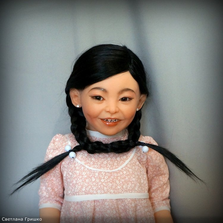ООАК кукла Светланы Гришко. Казуко (фото 5)