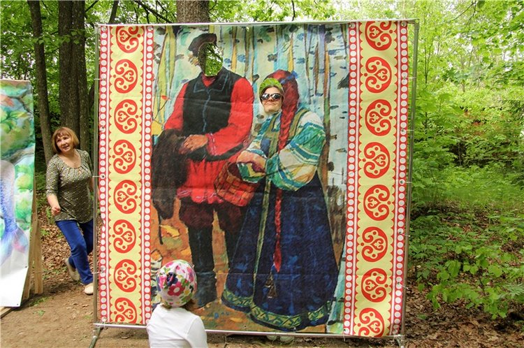 "Троицкие гуляния" в Василёво, 2017 год, продолжение. Архитектурно-этнографический музей под открытым небом "Василёво"