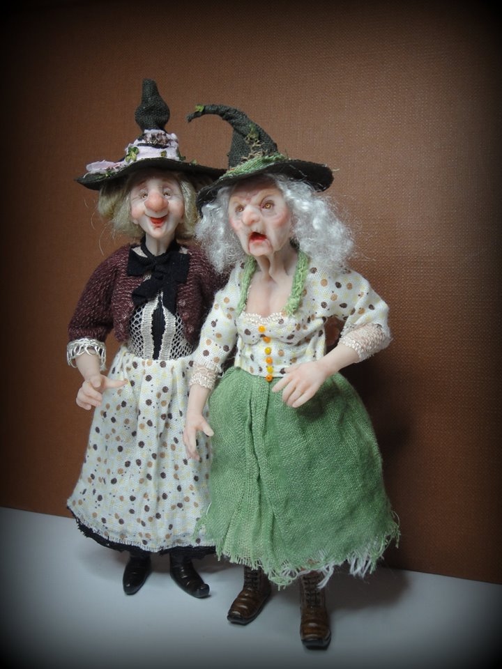 Sweet Pea Sculpts - Original Artist Miniature Dolls and Figurines made from Polymer Clay - часть 1